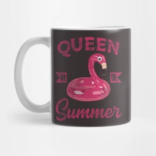 Queen of the summer With  the pink flamingo Mug